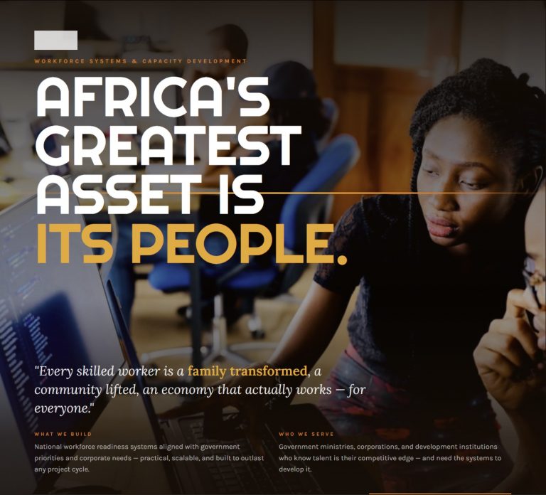 Workforce Systems & Capacity Development